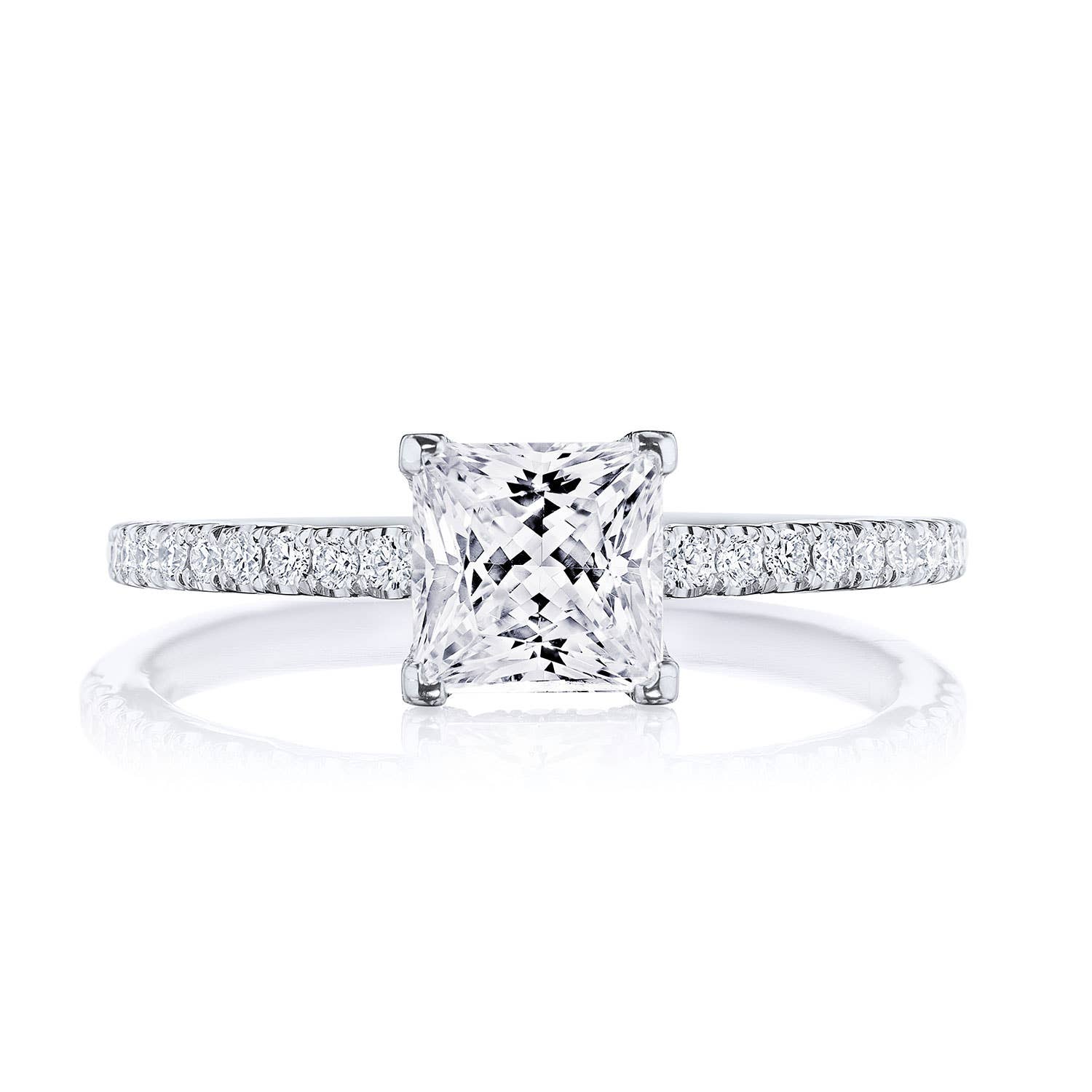 Simply TACORI | Princess Solitaire Engagement Ring 267015PR55