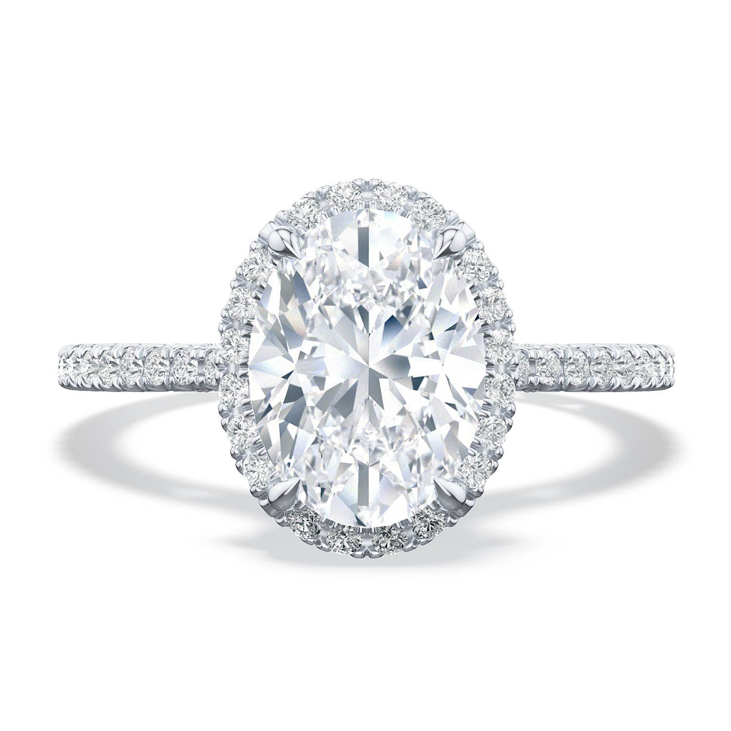 Simply TACORI | Oval Bloom Engagement Ring 268415ov85x65