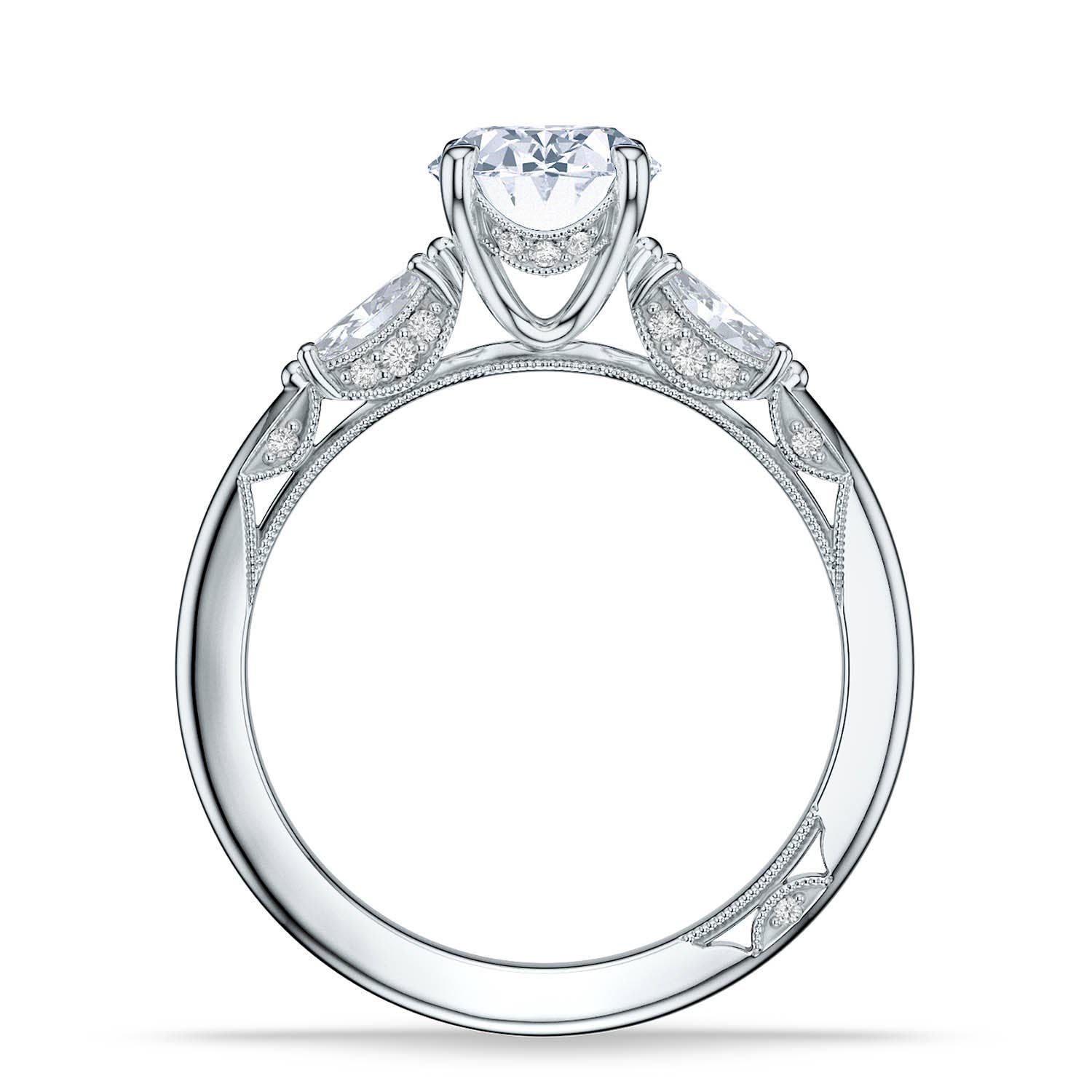 Simply TACORI | Oval 3-Stone Engagement Ring 2685ov85x65