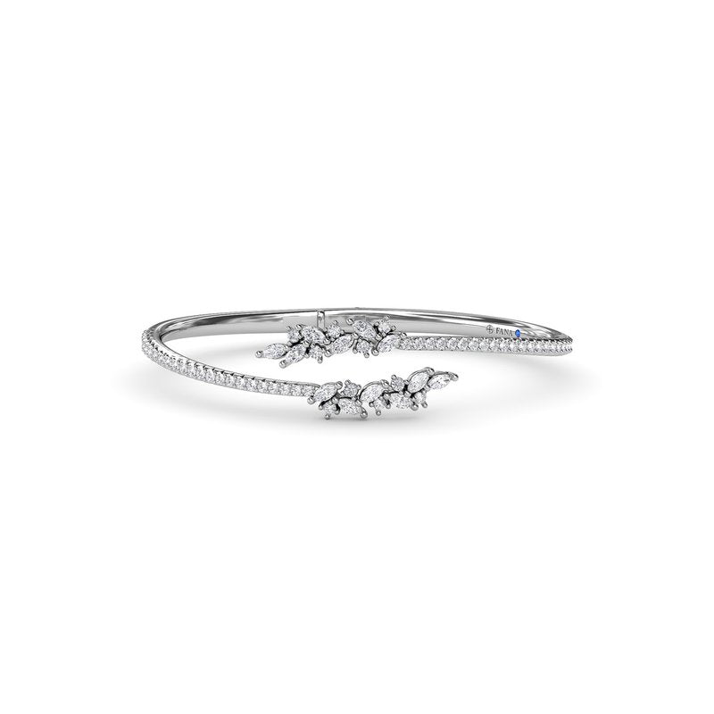 Clustered Marquise Diamond Bangle BB4930 - TBird