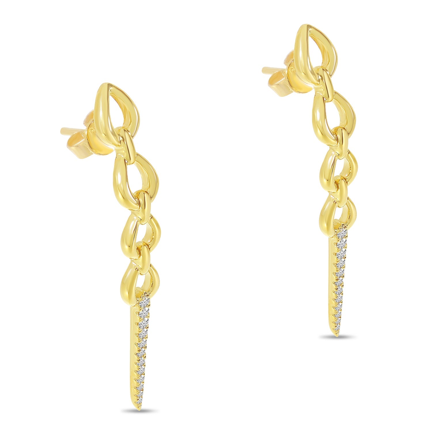 LONG CHAIN EARRINGS E10580