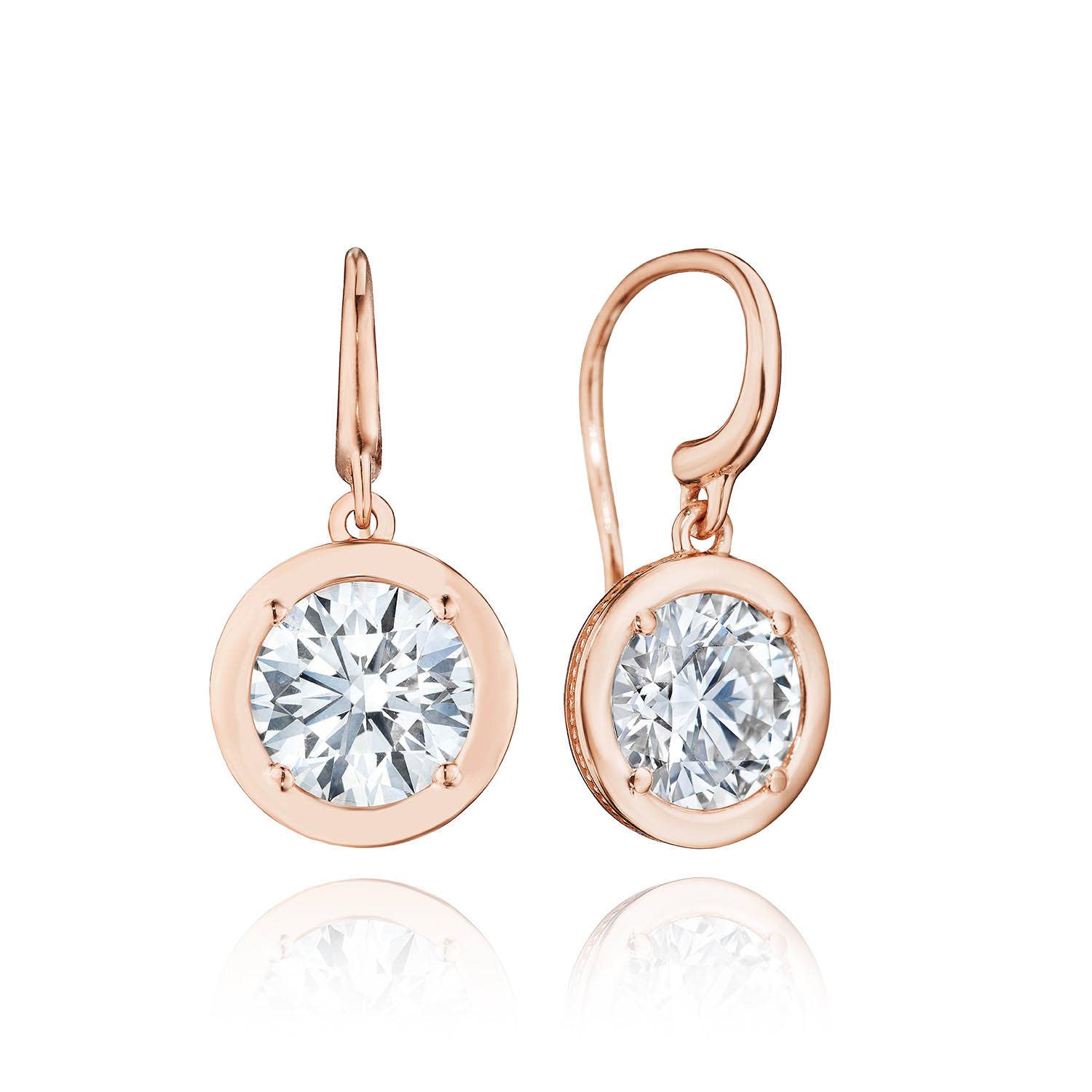 TACORI Allure | Diamond French Wire Earring - 4.08ct FE824RD8LDPK