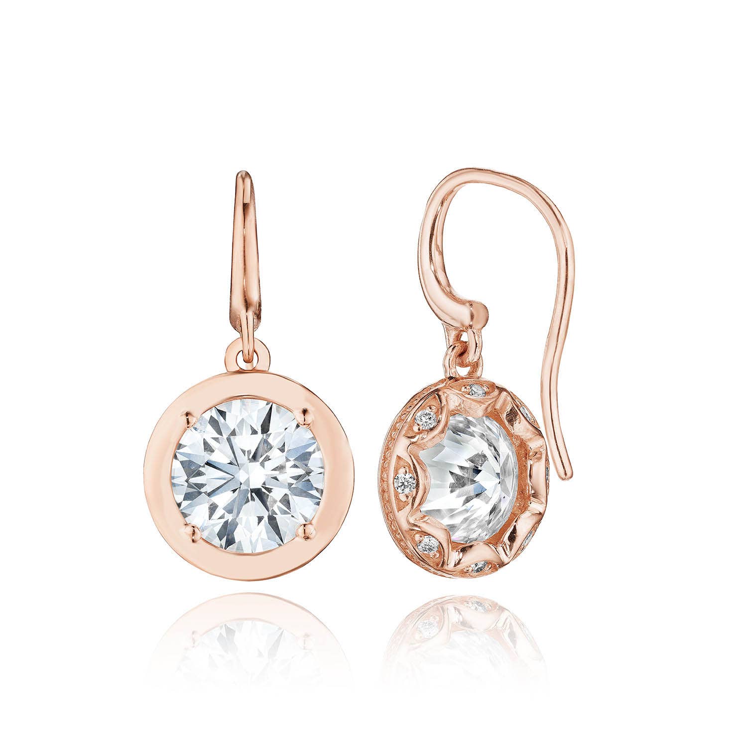 TACORI Allure | Diamond French Wire Earring - 4.08ct FE824RD8LDPK