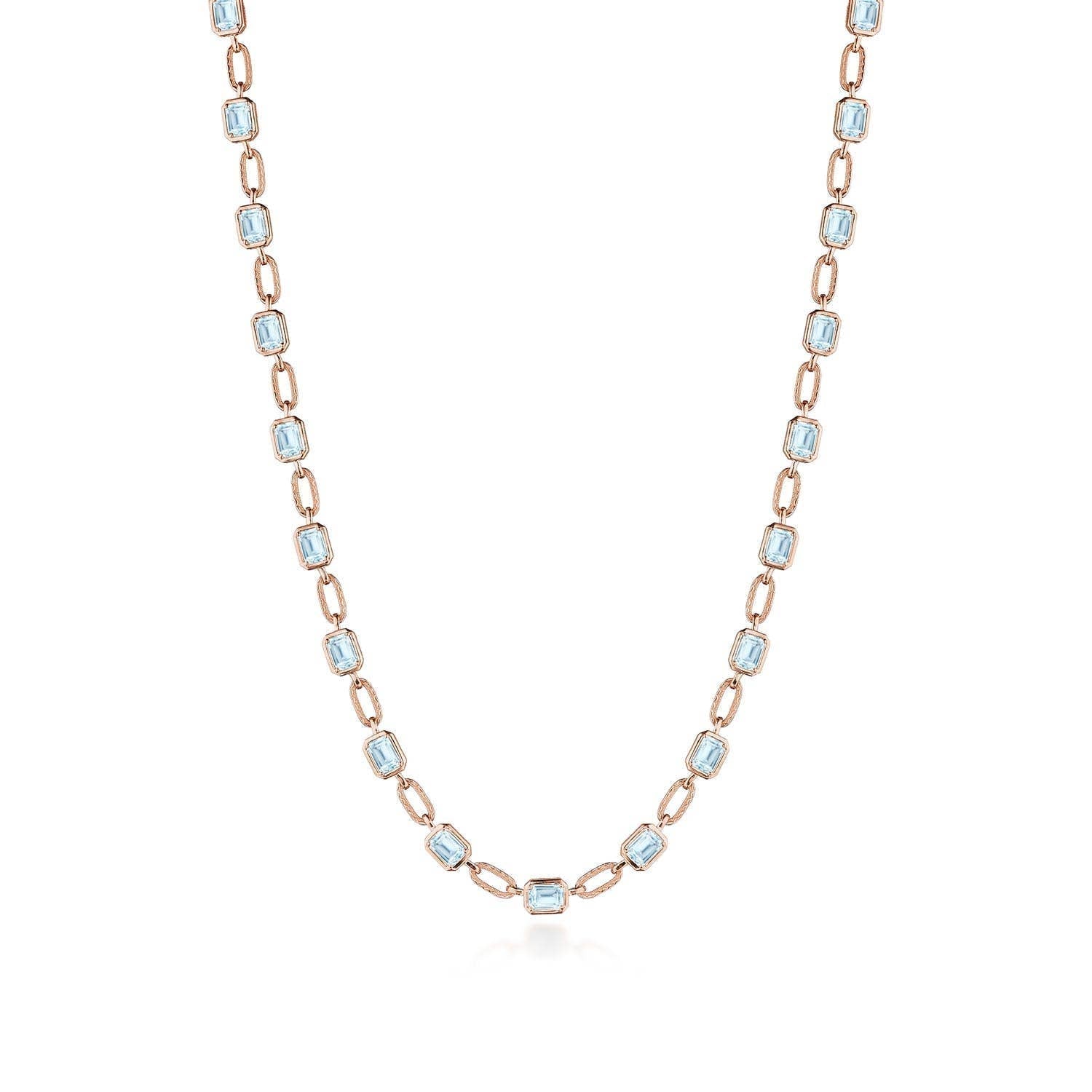 TACORI Allure | Sky Blue Topaz Link Necklace FN825EC55x4BT16PK