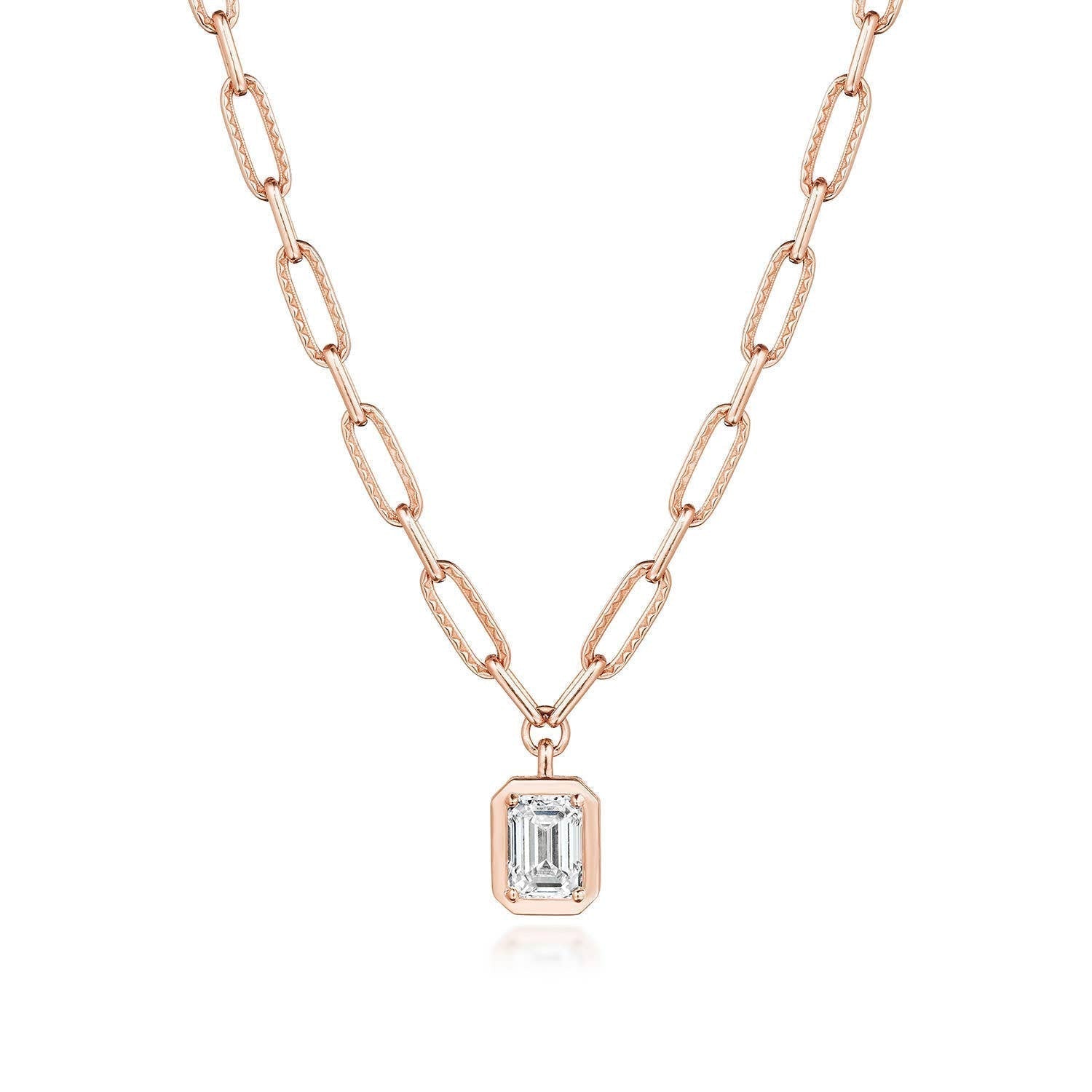 TACORI Allure | Petite Diamond Link Necklace - 1.54ct FP813VEC8X6LDPK