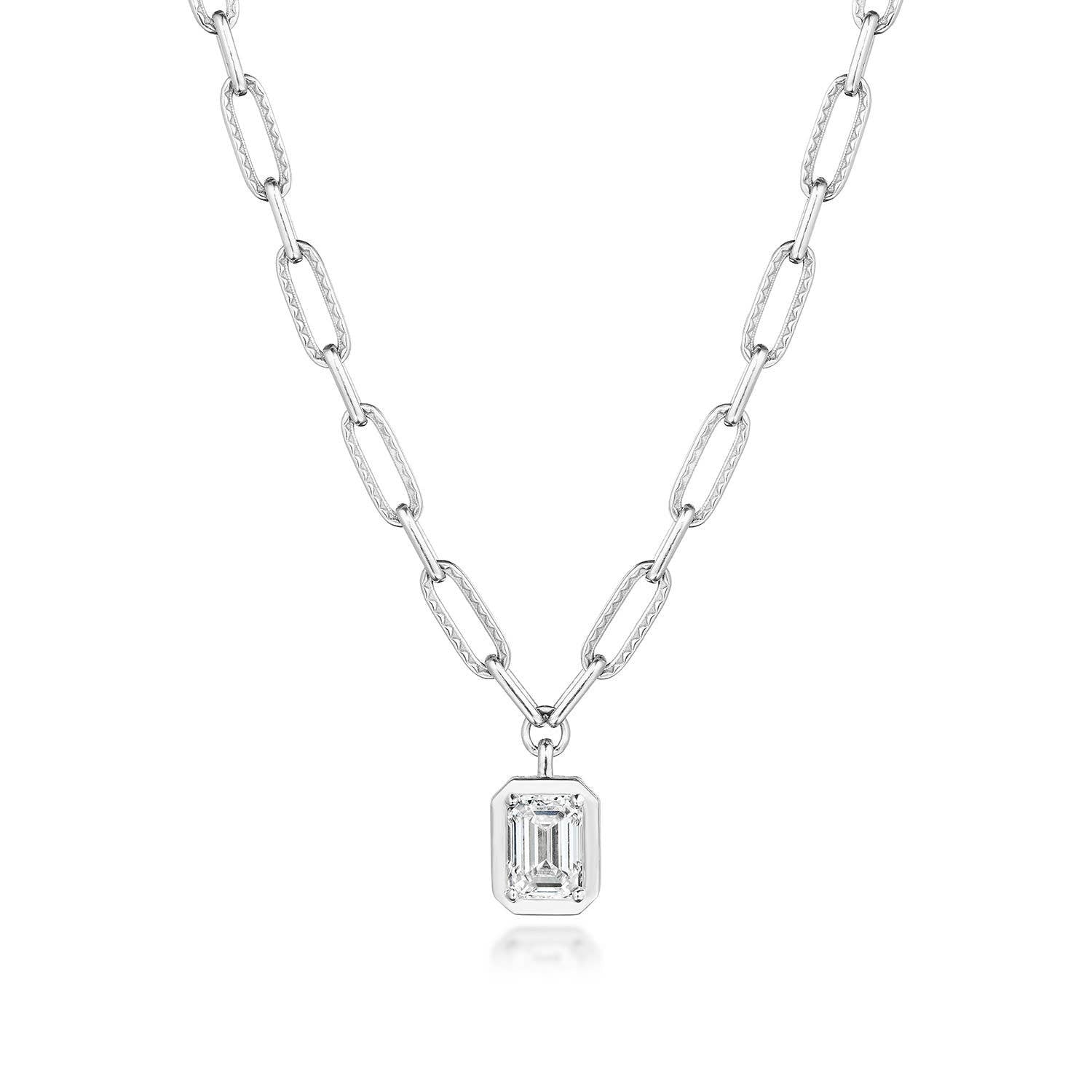 TACORI Allure | Petite Diamond Link Necklace - 1.54ct FP813VEC8X6LD