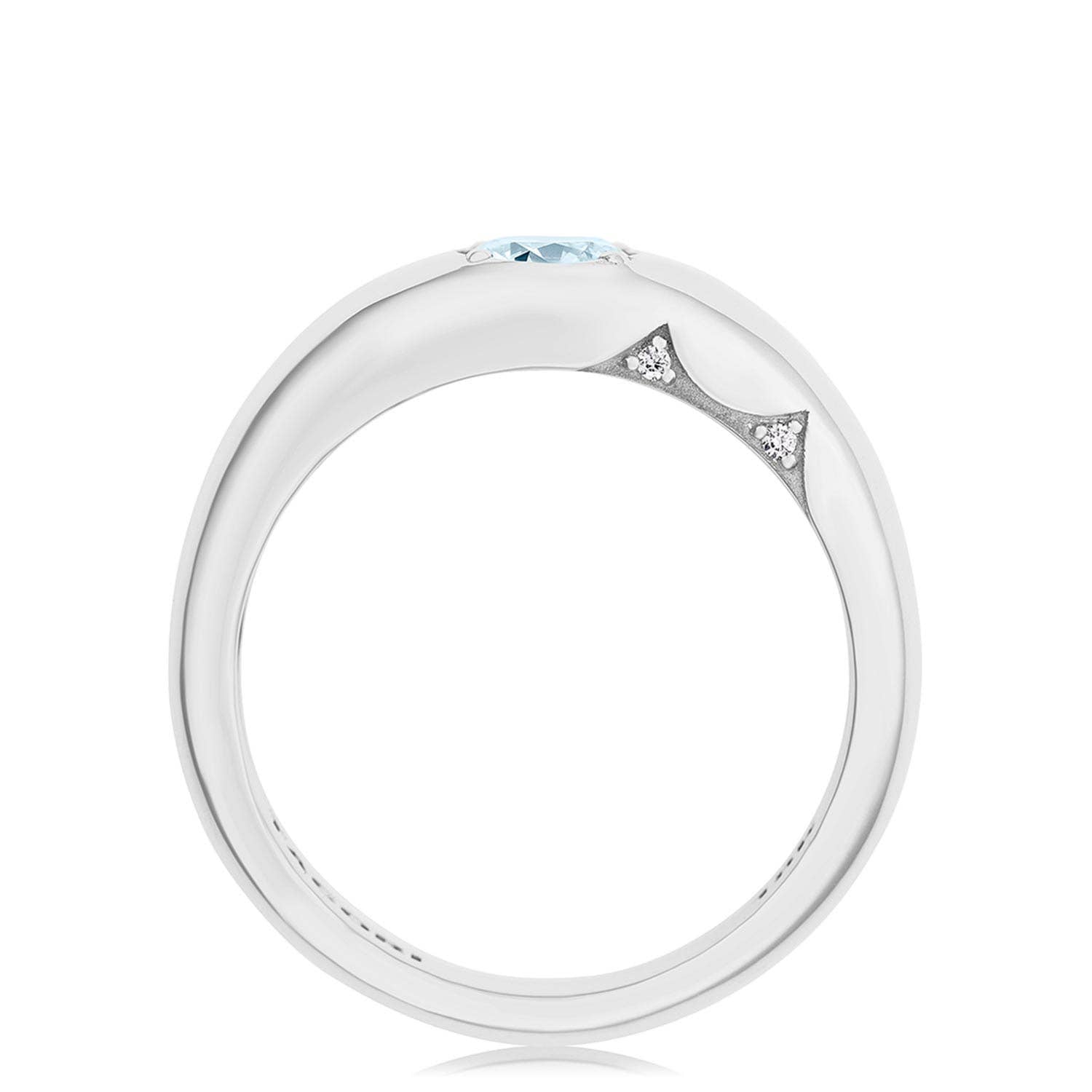 TACORI Allure | Domed Sky Blue Topaz Ring - 0.7ct FR817RD5BT