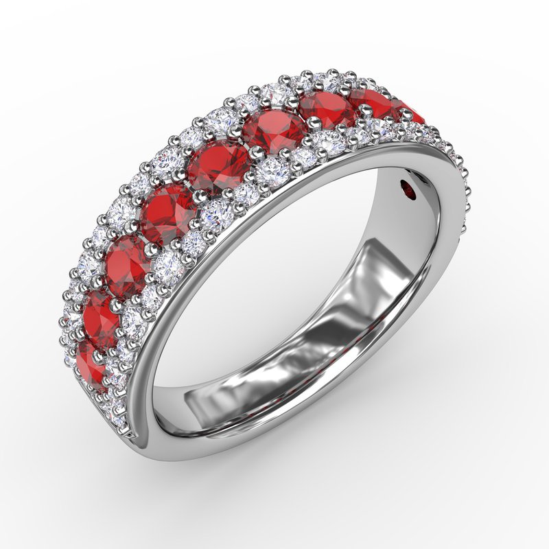 No One Like You Ruby and Diamond Ring R1523R - TBird