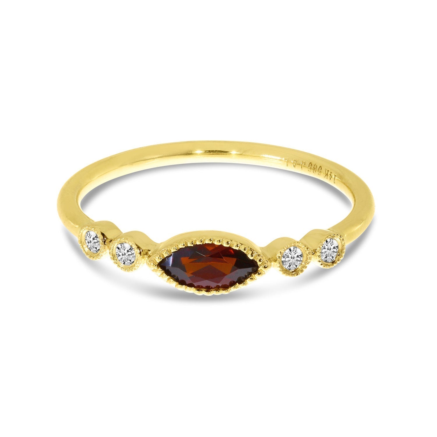 SEMI MARQUIS DAINTY RING RM4318